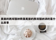 美丽的西双版纳教案美丽的西双版纳讲的是什么故事