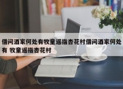 借问酒家何处有牧童遥指杏花村借问酒家何处有 牧童遥指杏花村