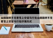 山回路转不见君雪上空留马行处山回路转不见君雪上空留马行处抒情方式