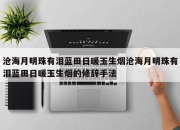 沧海月明珠有泪蓝田日暖玉生烟沧海月明珠有泪蓝田日暖玉生烟的修辞手法