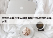 岂独伤心是小青人间亦有痴于我,岂独伤心是小青